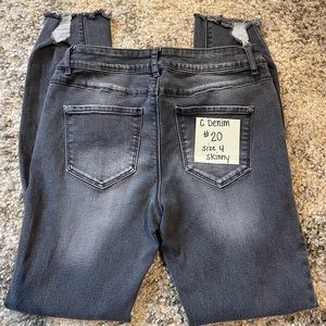 Distressed Skinny Jeans Size 4